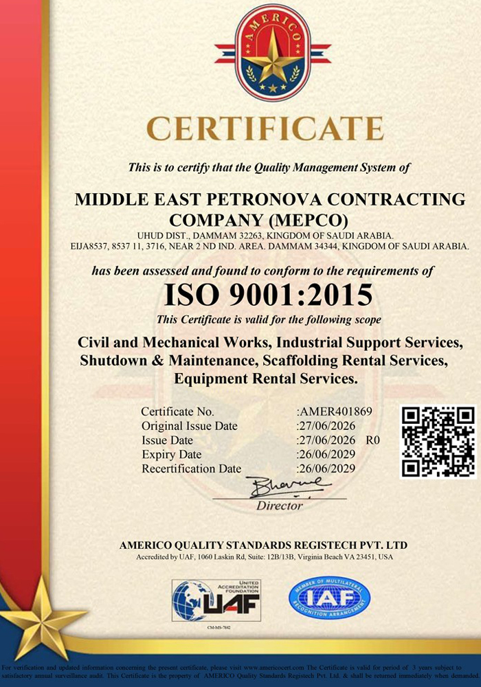 ISO 9001 : 2015