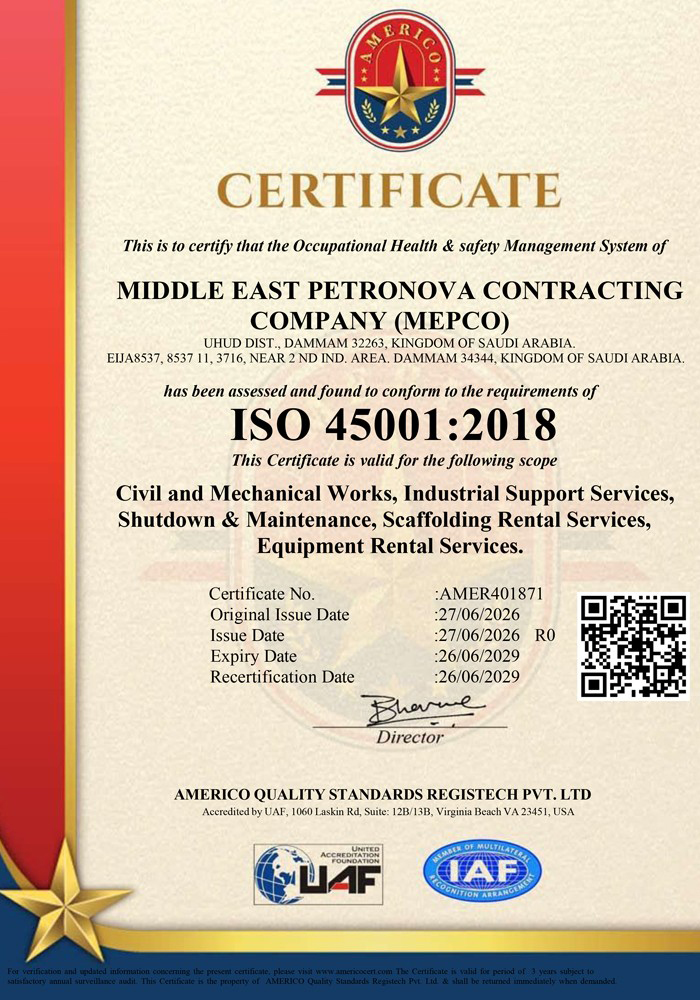 ISO 45001 : 2018